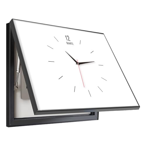 WXQTM Dekorative Bemalung für Stromzählerkästen Mit Uhr Dekorative Bemalte Wandverkleidung für Verdeckte Stromkästen Geeignet für Wohnzimmer (C,55x40cm) von WXQTM