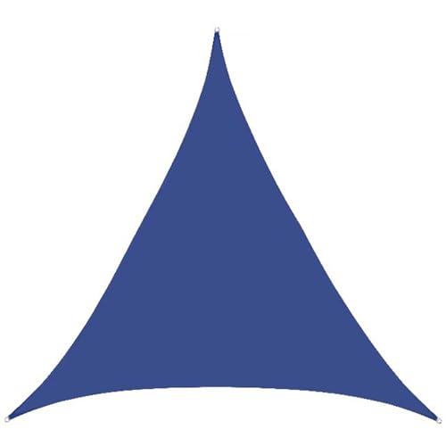 Wasserdichtes Garten-Schattensegel Dreiecks Schattensegel Atmungsaktiv für Garten-Terrassenmarkisen, Verschiedene Größen WXQTM(Color:Sapphire Blue,Size:2.5x2.5x2.5m) von WXQTM