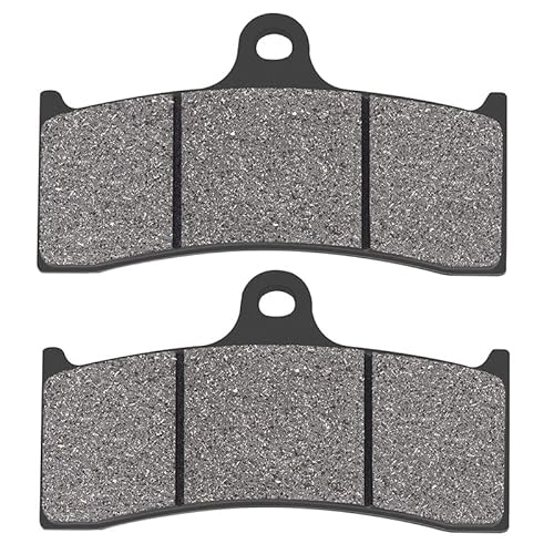 WXTYGMD Motorradreparatur Halborganische Vorderradbremsbeläge aus Metall for Motorräder for Buell M2 Cyclone S1 White Lightning S3 S3T Thunderbolt X1 FA424(1 Set Front) von WXTYGMD