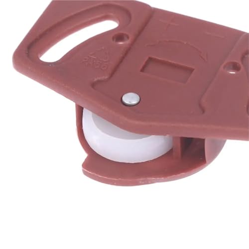 1 paar Schrank Kleiderschrank Kunststoff Schiebetür Rad Kleiderschrank Roller Schiebetür Getriebe Platine Indoor Panel Kit Möbel(02) von WXVFX