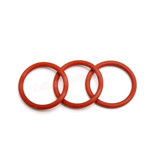 10 stücke Rot Silikon O Ring CS 1 1,5 2 2,4 3 3,5 4 5mm OD 18-70mm wasserdichte Unterlegscheibe Gummiisolierte Dichtung(39x37x1mm) von WXVFX