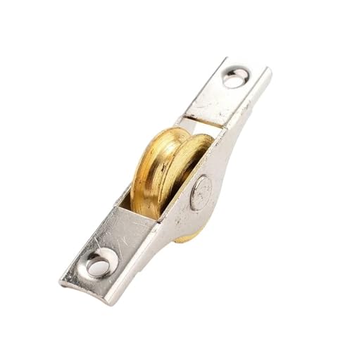 2PCS Schiebetür Roller Schrank Kupfer Caster Rad Pulley for Kleiderschrank Fenster Möbel von WXVFX