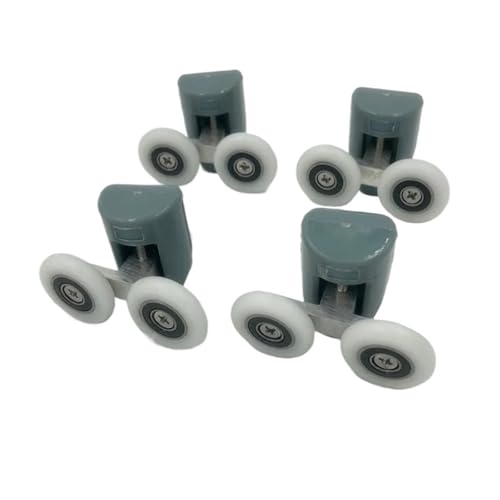 4/8 stücke zink-legierung doppel duschtür rolle rad läufer/riemenscheiben/rollen/räder lager durchmesser 19mm/20mm/23mm/25mm/27mm(4pcs upper and lower,25mm) von WXVFX