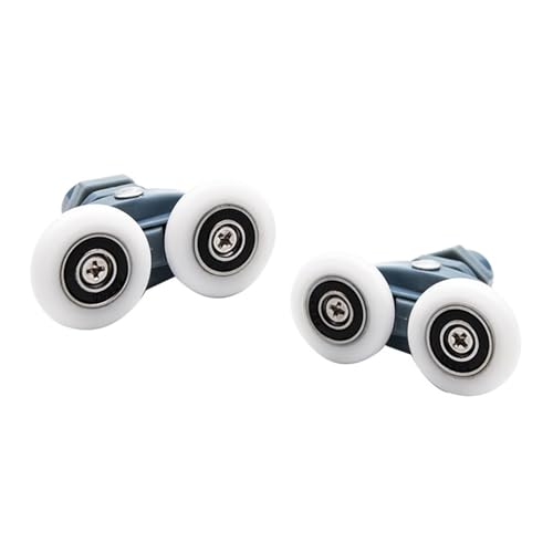 4-8 teile/satz 23mm 25mm Schiebetür Duschkabine Zubehör Glastür Lagerrolle Riemenscheibe Läufer Doppel Schwanenhals Pop-Up Hardware(8pcs,19MM_6MM) von WXVFX