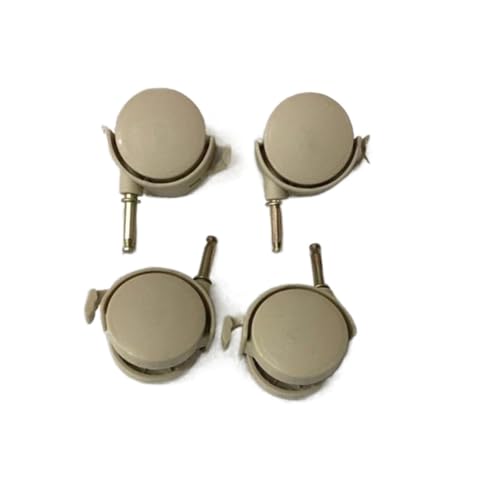 4 Stück 2 Zoll Wickelbares Zwillingsrad mit Stecknadelrolle for Baby- und Kinderbett mit Bremse von WXVFX