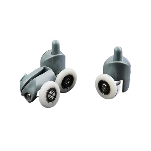 8 stücke Durchmesser 19/20/23/25/27mm Duschtür Rollen/Läufer/Räder duschraum riemenscheibe Ersatz 4 oben + 4 unten(M102 8pcs,27MM_6MM) von WXVFX