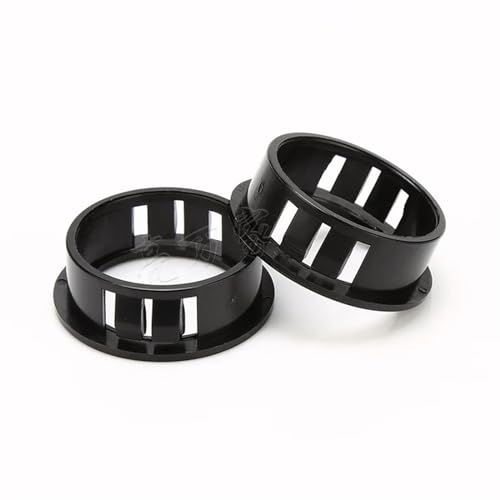 Dichtungsring aus Kunststoff, schwarz, Hohldraht, rund, schützt Sträucher, Lochstöpsel, versiegelte O-Ringe, 10 Stück (35 mm) von WXVFX