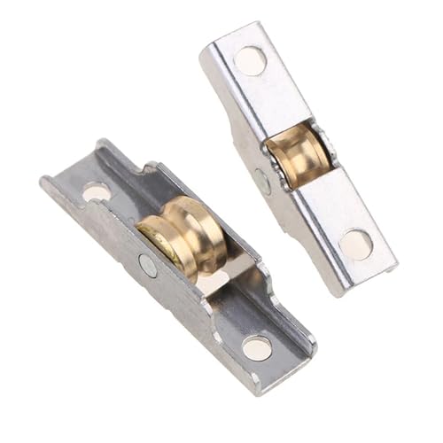 Edelstahl-Fensterrolle, Glasschiebetür-Rollenläufer, Vitrine, Stummschaltung, Radschiene, Möbelrolle, 7 mm, 10 mm, 12 mm(D) von WXVFX