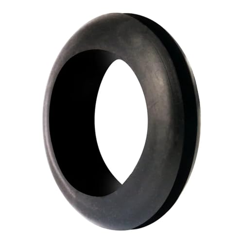 Gummidichtung, schwarz, doppelseitig, Austrittsloch für Schutzspule, O-Ring, 3 ~ 80 mm zum Schutz von Kabeln, Hardware-Werkzeug, Gummiöse (12 mm (50 Stück)) von WXVFX
