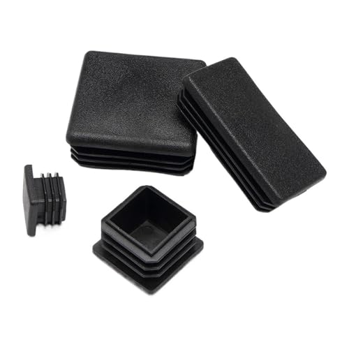 Quadratischer, länglicher Rohrstopfen, Fußmatte, Dichtungsabdeckung, Endkappe for Schutz, schwarzer Schutz for Tisch- und Stuhlbeine, rutschfest(FSC-30x30) von WXVFX