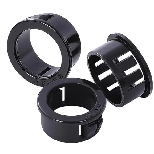 Schwarzes Kabel, Schlauch, Rohr, Kunststoffgeschirr, Druckschutzbuchse, Öse, O-Ring (85 Stück SB-11) von WXVFX