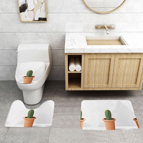 WXWJSHMGC Badematten-Set, 3-teilig, superplüschig, rutschfest, WC-Vorleger von WXWJSHMGC