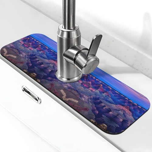 WXWJSHMGC Beauty Grand Canyon Spritzschutz für Küchenspüle, saugfähige Abtropfmatte, für Küchenarmaturen, Arbeitsplatten von WXWJSHMGC