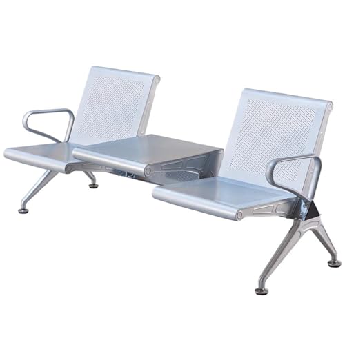 WXXZCE 2-Sitzer Wartezimmerbank mit Couchtisch, Krankenhaus Bank Wartebank Airport, Sitzbank mit Rückenlehne für Flughafenbüro, Bank, Krankenhaus WXXZCE 2-Sitzer Wartezimmerbank mit Couchtisch, Krankenhaus Bank Wartebank Airport, Sitzbank mit Rückenlehne für Flughafenbüro, Bank, Krankenhaus von WXXSHGDW