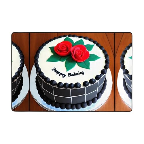 Delicious Cakes Bedruckter Wohnzimmer-Teppich, 183 x 122 cm, für Couchtisch/Nachttisch/Büro/Balkon Delicious Cakes Bedruckter Wohnzimmer-Teppich, 183 x 122 cm, für Couchtisch/Nachttisch/Büro/Balkon von WXXWXD