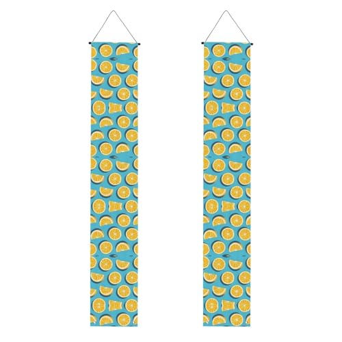 Lemon Wedges Graduation Party Banner - Ein vielseitiges Banner für den Innen- und Außenbereich, perfekt für eine Vielzahl von Abschlussfeiern von WXXWXD