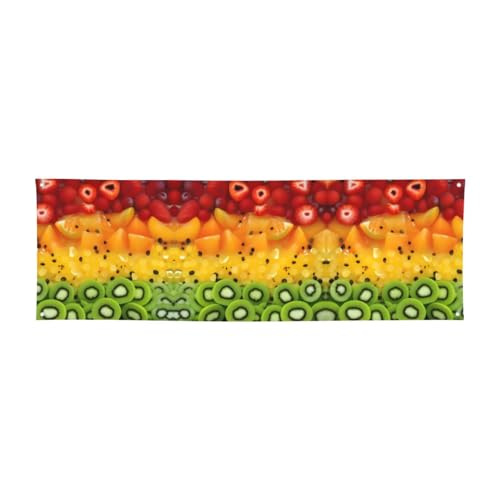 WXXWXD Bedrucktes Urlaubsbanner mit frischem Obst – 61 x 180,3 cm, perfekt für Feiertagsfeiern und Treffen mit Freunden. WXXWXD Bedrucktes Urlaubsbanner mit frischem Obst – 61 x 180,3 cm, perfekt für Feiertagsfeiern und Treffen mit Freunden. von WXXWXD