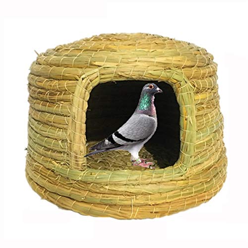 Nistkästen Handgewebe Nester, Tauben, Papageien Und Birdhäuser, Komfortable Und Warme Ruhetvogelkäfige (Size : 30x22cm) von WXYZ