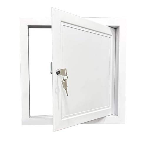 Metall Revisionsklappe Staubschutztür mit Schlüssel passend für verschiedene Wand- und Deckenöffnungen Anpassbar(28x36in (70x90cm)) von WXZXWXZX