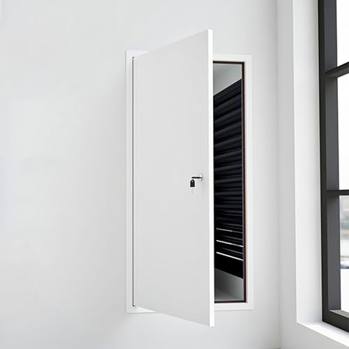 WXZXWXZX Metall Revisionsklappe Weiß zur Inspektion und Abdeckung Inspektionstür Zugangstür（Anpassbar）(70x80cm/28x32in) von WXZXWXZX