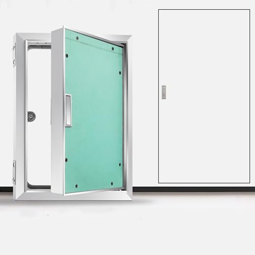 WXZXWXZX Revisionsklappe Trockenbau mit Aluminium-Rahmen Serviceklappe zur Inspektion und Abdeckung （Anpassbar）(400x700mm/15.7x27.6in) von WXZXWXZX