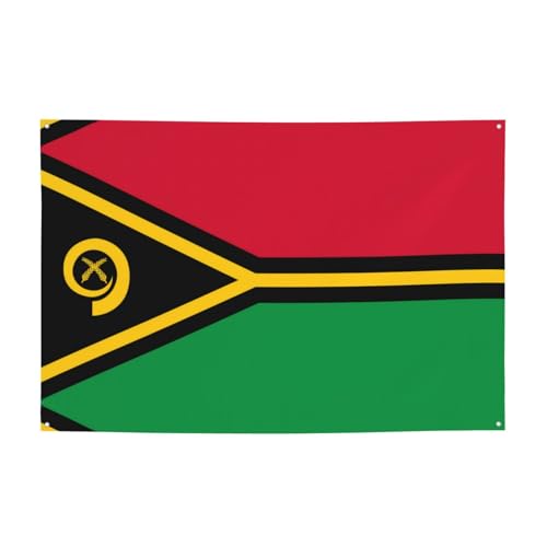 Festliches Banner mit Vanuatu-Flagge, 119,4 x 180,3 cm, für Weihnachten, Nachtpartys, Freunde und Versammlungen Festliches Banner mit Vanuatu-Flagge, 119,4 x 180,3 cm, für Weihnachten, Nachtpartys, Freunde und Versammlungen von WXZYFP