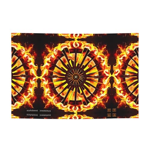 Festliches Banner mit der Aufschrift "Turning The Flamme", 119,4 x 180,3 cm, für Weihnachten, Nachtpartys, Freunde und Versammlungen Festliches Banner mit der Aufschrift "Turning The Flamme", 119,4 x 180,3 cm, für Weihnachten, Nachtpartys, Freunde und Versammlungen von WXZYFP