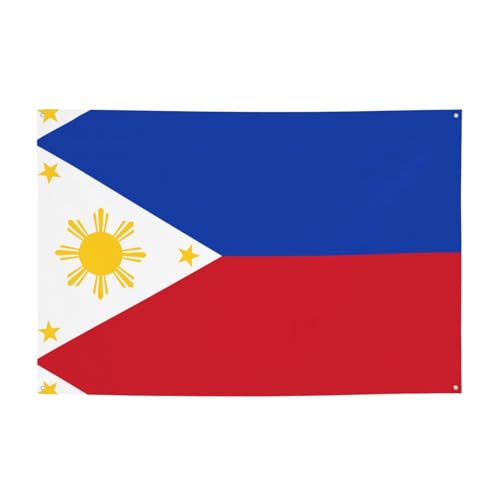Festliches Banner mit philippinischer Flagge, 119,4 x 180,3 cm, für Weihnachten, Nachtpartys, Freunde und Versammlungen Festliches Banner mit philippinischer Flagge, 119,4 x 180,3 cm, für Weihnachten, Nachtpartys, Freunde und Versammlungen von WXZYFP