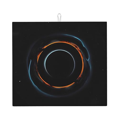 Mysterious Cosmic Abtropfmatte mit schwarzen Löchern, 40,6 x 45,7 cm, sehr saugfähig, geeignet für Küchengeschirr, Abflussgestell, Kaffeebar, zum Aufhängen Mysterious Cosmic Abtropfmatte mit schwarzen Löchern, 40,6 x 45,7 cm, sehr saugfähig, geeignet für Küchengeschirr, Abflussgestell, Kaffeebar, zum Aufhängen von WXZYFP