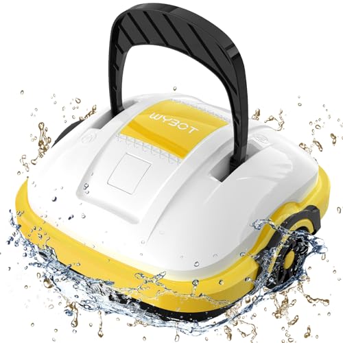 Poolroboter Akku Ohne Kabel Poolsauger Roboter mit Dual-Antriebsmotoren Und Doppelfiltration, Automatisches Parken Poolroboter Akku Robotersauger für Flachem Boden Aufstellpools bis 50 m² Saugroboter Poolroboter Akku Ohne Kabel Poolsauger Roboter mit Dual-Antriebsmotoren Und Doppelfiltration, Automatisches Parken Poolroboter Akku Robotersauger für Flachem Boden Aufstellpools bis 50 m² Saugroboter von WYBOT