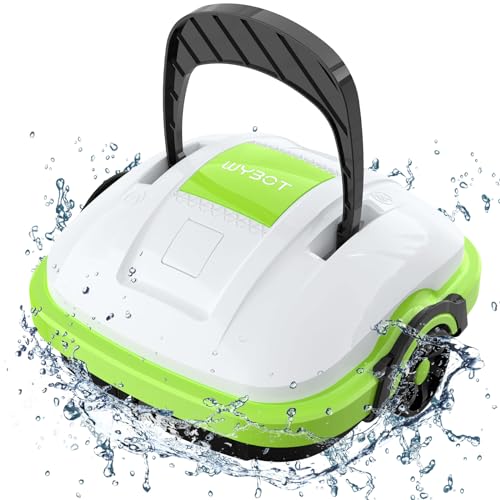 Poolroboter Akku Ohne Kabel Poolsauger Roboter mit Dual-Antriebsmotoren Und Doppelfiltration, Poolroboter Akku Robotersauger für Flachem Boden Aufstellpools bis 50 m² Saugroboter Automatisches Parken Poolroboter Akku Ohne Kabel Poolsauger Roboter mit Dual-Antriebsmotoren Und Doppelfiltration, Poolroboter Akku Robotersauger für Flachem Boden Aufstellpools bis 50 m² Saugroboter Automatisches Parken von WYBOT