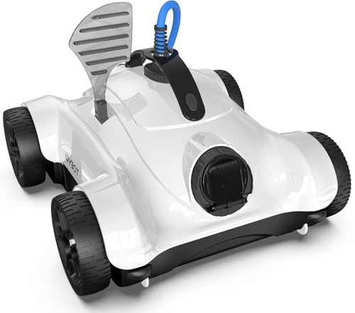 WYBOT Poolroboter, Poolreiniger Automatische mit 150W Dualer Motor, 3 Reinigungszyklen (1/2/3H), Poolsauger für Pool Steigungen bis zu 30° von WYBOT