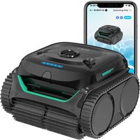 Kabelloser Poolroboter Wybot C2 – Doppelte Ultrafein-Filterung – Lange Akkulaufzeit – Smartphone-App-Steuerung von WYBOT