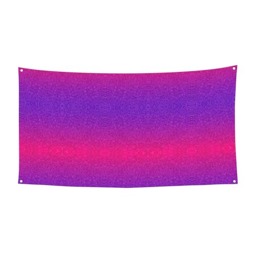 Banner mit Farbverlauf, Pailletten, glitzernd, 1 Stück, für Halloween, Innen- und Außenbereich, hängende Dekoration, UV-beständig, mit Metalllöchern von WYCZHY