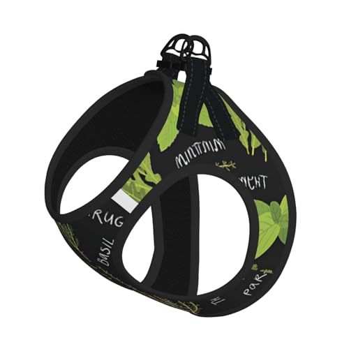 Basil Thymian Dill & Rosmarin Printing Dog Summer Harness,Soft Light Puppy Vest,Breathable Pet Harness Reflective For Easy Walking Basil Thymian Dill & Rosmarin Printing Dog Summer Harness,Soft Light Puppy Vest,Breathable Pet Harness Reflective For Easy Walking von WYCZHY