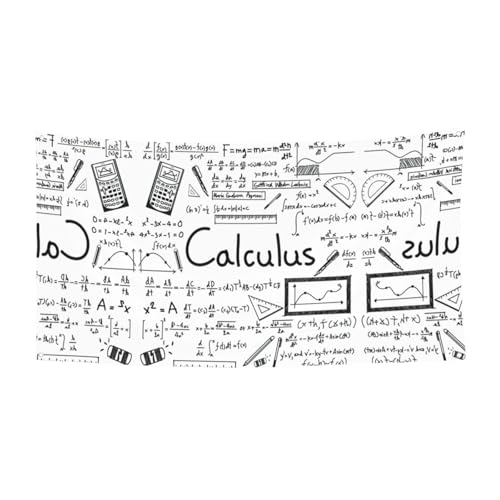 Mathematik-Geometrie-Geek-Calculus-Druck, 1 Stück, Banner für Halloween, Innen- und Außenbereich, hängende Dekoration, UV-beständig, mit Metalllöchern von WYCZHY