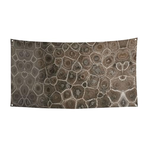 Petoskey Stone 1 Druck 1 Pack Banner Schild für Halloween, Innen- und Außenbereich, hängende Dekoration, UV-beständig, mit Metalllöchern Petoskey Stone 1 Druck 1 Pack Banner Schild für Halloween, Innen- und Außenbereich, hängende Dekoration, UV-beständig, mit Metalllöchern von WYCZHY