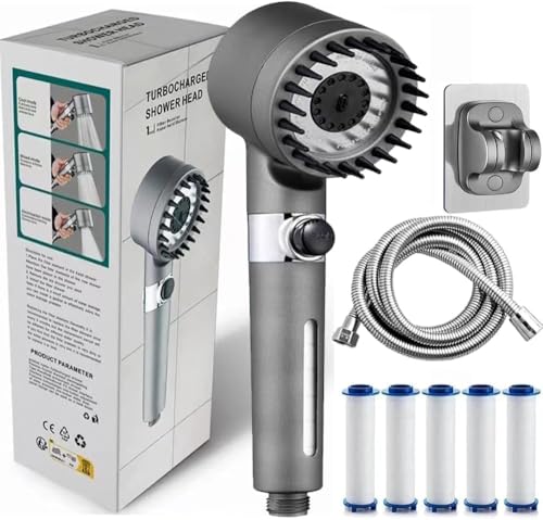 Vitashower Duschkopf,Vita Shower Duschkopf Adlox, Glänzendes Haar & Echtes Wohlgefühl (1 Set) von WYDDSX