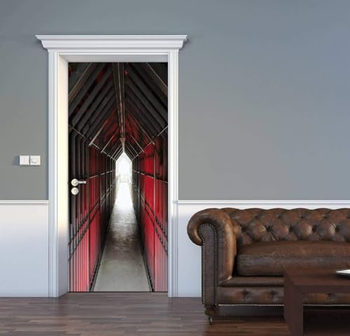 3D Türaufkleber Pvc Wasserdichte Selbstklebe Abnehmbare Aufkleber 77X200Cm Kreative Rote Weltraumstraße Poster Fototapete Wohnzimmer Schlafzimmer Bad Türtapete Kunst Wandwandaufkleber 3D Türaufkleber Pvc Wasserdichte Selbstklebe Abnehmbare Aufkleber 77X200Cm Kreative Rote Weltraumstraße Poster Fototapete Wohnzimmer Schlafzimmer Bad Türtapete Kunst Wandwandaufkleber von WYDRFQ