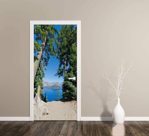 3D Türaufkleber Pvc Wasserdichte Selbstklebe Abnehmbare Aufkleber 95X215Cm Berg-, Wald- Und Meereslandschaft Poster Fototapete Wohnzimmer Schlafzimmer Bad Türtapete Kunst Wandwandaufkleber 3D Türaufkleber Pvc Wasserdichte Selbstklebe Abnehmbare Aufkleber 95X215Cm Berg-, Wald- Und Meereslandschaft Poster Fototapete Wohnzimmer Schlafzimmer Bad Türtapete Kunst Wandwandaufkleber von WYDRFQ