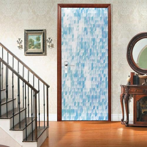 3D Türaufkleber Pvc Wasserdichte Selbstklebe Abnehmbare Aufkleber 95X215Cm Kreatives Blaues Punktpuzzle Poster Fototapete Wohnzimmer Schlafzimmer Bad Türtapete Kunst Wandwandaufkleber 3D Türaufkleber Pvc Wasserdichte Selbstklebe Abnehmbare Aufkleber 95X215Cm Kreatives Blaues Punktpuzzle Poster Fototapete Wohnzimmer Schlafzimmer Bad Türtapete Kunst Wandwandaufkleber von WYDRFQ