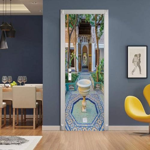 Art Wandtattoo Gartenkorridorlandschaft 90X200Cm 3D Kreative Türaufkleber Selbstklebend Türposter Schlafzimmer Haus Bad Wasserdichte Türtapete Wohnzimmer Deko Wandbild Wandaufkleber Art Wandtattoo Gartenkorridorlandschaft 90X200Cm 3D Kreative Türaufkleber Selbstklebend Türposter Schlafzimmer Haus Bad Wasserdichte Türtapete Wohnzimmer Deko Wandbild Wandaufkleber von WYDRFQ