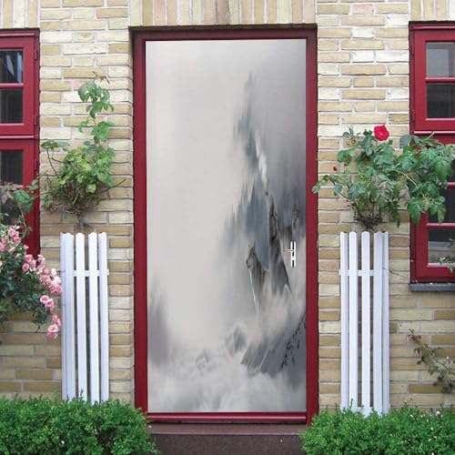 Türtapete Selbstklebend Türposter Abstrakte Weiße Wolke Tier Wolf 90X200Cm 3D Türaufkleber Wasserdichte Fototapete Türfolie Abnehmbar Wandaufkleber Wohnzimmer Küche Schlafzimmer Deko Wandbild Türtapete Selbstklebend Türposter Abstrakte Weiße Wolke Tier Wolf 90X200Cm 3D Türaufkleber Wasserdichte Fototapete Türfolie Abnehmbar Wandaufkleber Wohnzimmer Küche Schlafzimmer Deko Wandbild von WYDRFQ