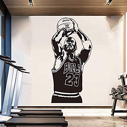 Basketball Mobilisierung Jordan Wandaufkleber Junge Schlafzimmer Home Decoration Fans Favorit 49 * 86Cm von WYFCL