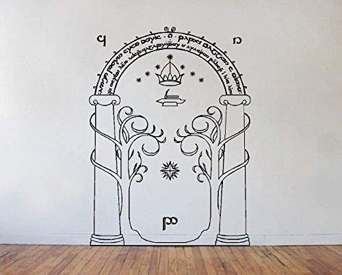 WYFCL Der Herr Der Ringe Wandaufkleber: Moria Black Lightning Door Art Wandtattoo Innenmalerei 50 * 70Cm von WYFCL