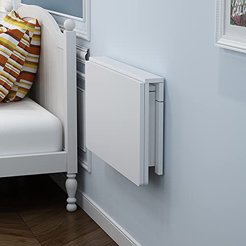WYFZT Wandtisch Klappbar Küche Balkon Wohnzimmer Wandklapptisch Klapptisch Wand Tisch Esstisch Bartisch Küchentisch, weißes Holz | Faltende Schreibtisch für kleine Räume, 60 70 75 80 90 100 120cm WYFZT Wandtisch Klappbar Küche Balkon Wohnzimmer Wandklapptisch Klapptisch Wand Tisch Esstisch Bartisch Küchentisch, weißes Holz | Faltende Schreibtisch für kleine Räume, 60 70 75 80 90 100 120cm von WYFZT