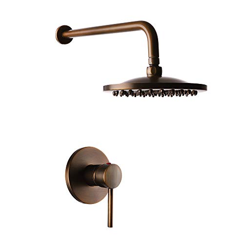Duscharmatur Unterputz Nostalgie Set Antikes Messing Vintage Duschsystem Keramikventil Bad Dusche Mischbatterien Einhand Bad Wasserhahn Einzelfunktion Dusche Duscharmatur Unterputz Nostalgie Set Antikes Messing Vintage Duschsystem Keramikventil Bad Dusche Mischbatterien Einhand Bad Wasserhahn Einzelfunktion Dusche von WYH