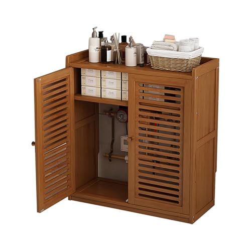 HeizköRperabdeckung, Router-Abdeckung FüR HeizköRper, FüR Zuhause, Wohnzimmer, Schlafzimmer, BüRo, Heizung, Dekorativer Schrank(Brown,Small) von WYHBXD
