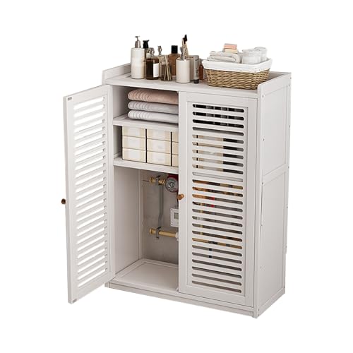 HeizköRperabdeckung, Router-Abdeckung FüR HeizköRper, FüR Zuhause, Wohnzimmer, Schlafzimmer, BüRo, Heizung, Dekorativer Schrank(White,Medium) von WYHBXD