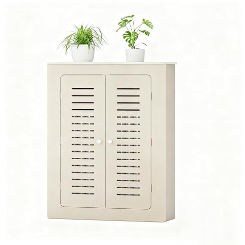 Heizkörperabdeckung, Heizkörperregal, Heizkörperabdeckungen für Heizkörper, für Zuhause, Wohnzimmer, Schlafzimmer, Büro, dekorative Heizschränke(80x70x20cm/31x28x8") von WYHBXD